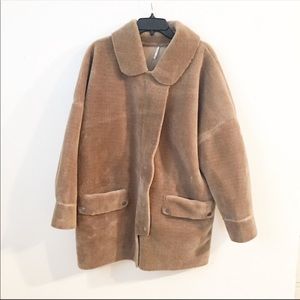 FREE PEOPLE | Lindsay Faux Sherpa Fur Coat